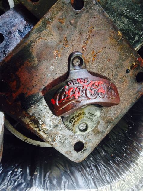 How long do you soak metal in Coke?