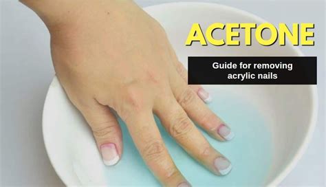 How long do you soak nails in acetone to remove acrylic?