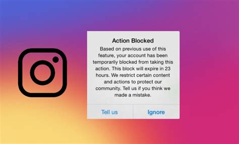 How long does Instagram block last?