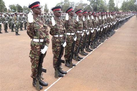 How long does KDF cadet training take in Kenya?