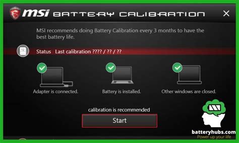 How long does MSI calibration take?