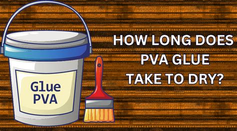 How long does PVA glue take to dry?