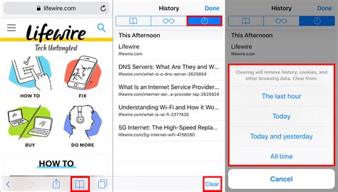 How long does Safari keep history on Iphone?