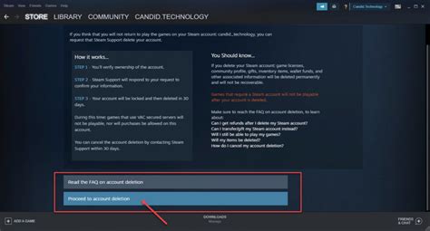 How long does Steam take to delete account?