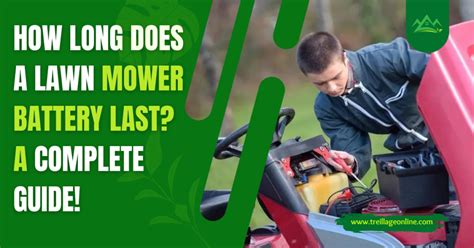 How long does a 40v lawn mower battery last?