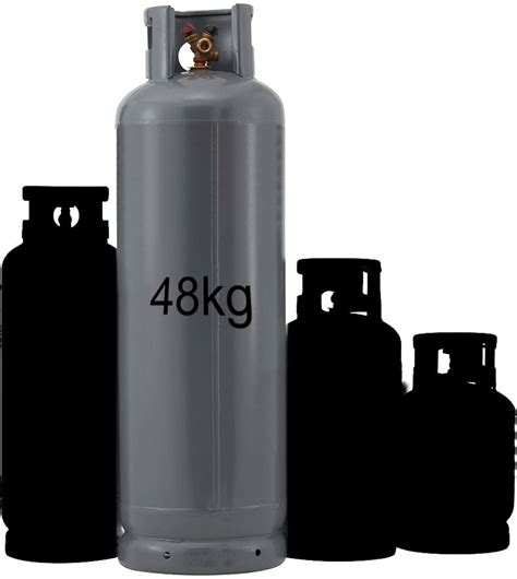 How long does a 48kg gas bottle last?