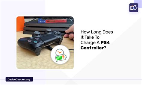 How long does a PS4 controller take to charge 1 bar?