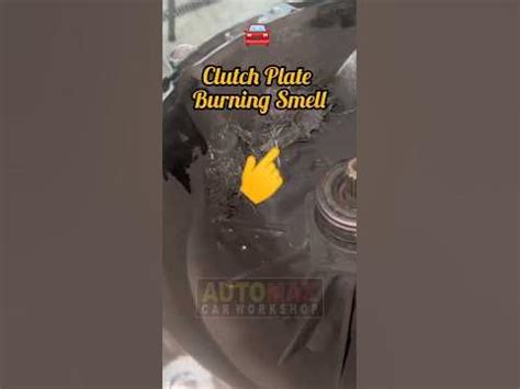 How long does a burnt clutch smell last?