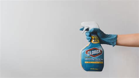 How long does bleach stay on a surface?