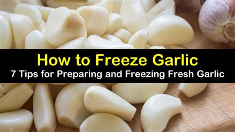 How long does garlic last after freezing?