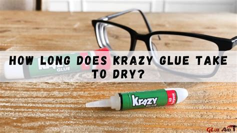 How long does glue take to dry on paper?
