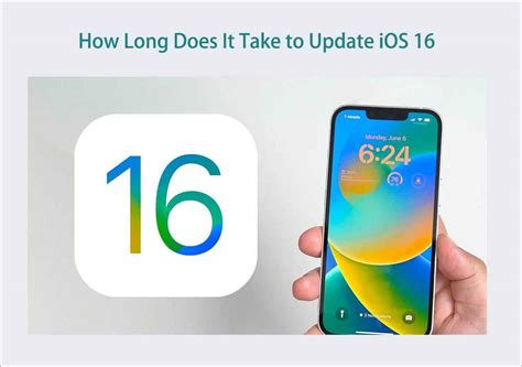 How long does iOS 16 update take?