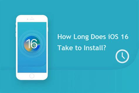 How long does iOS 16.4 take to install?