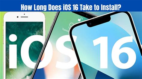 How long does iOS 16.5 take to install?