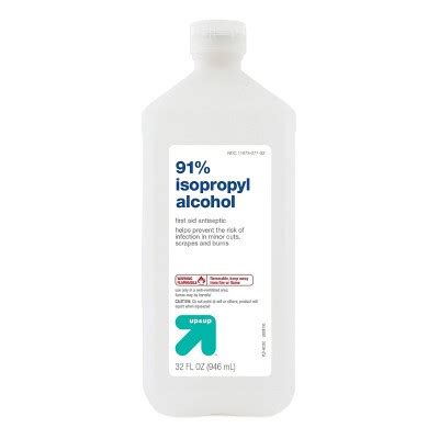 How long does it take 91 isopropyl alcohol to disinfect?