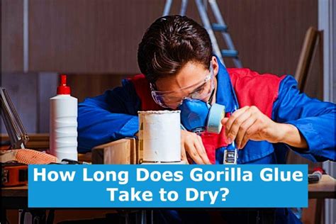 How long does it take Gorilla Glue to dry on plastic?