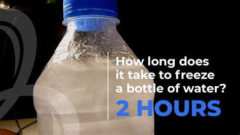 How long does it take a plastic bottle of soda to freeze?