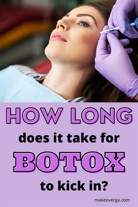 How long does it take for Botox to set and not migrate?