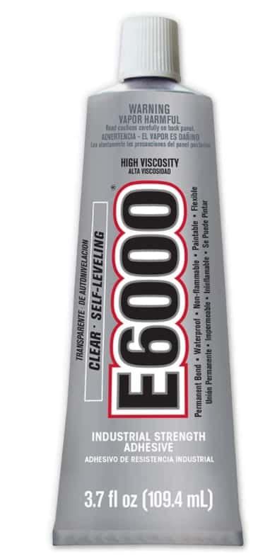 How long does it take for E6000 to fully cure?