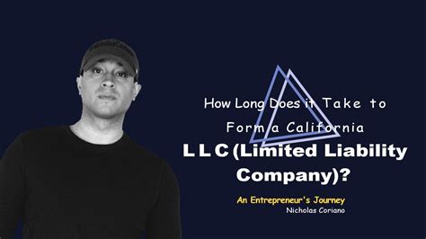 How long does it take for an LLC to be approved in California?