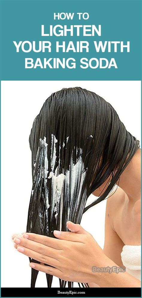 How long does it take for baking soda to lighten hair?