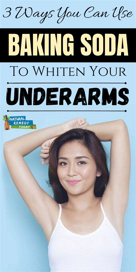 How long does it take for baking soda to whiten underarms?