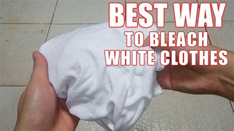 How long does it take for bleach to turn fabric white?