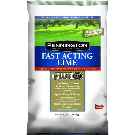 How long does it take for fast acting lime to work in soil?