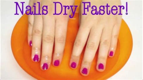 How long does it take for nail polish to fully dry on toes?