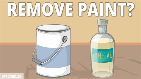 How long does it take for vinegar to remove paint?