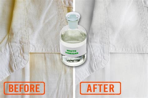 How long does it take for vinegar to whiten clothes?