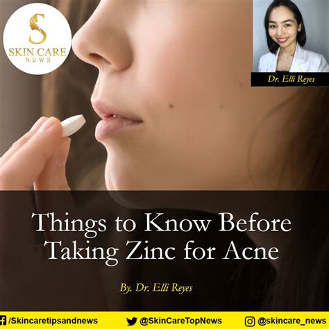 How long does it take for zinc to improve skin?