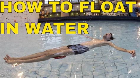 How long does it take to learn to float on water?