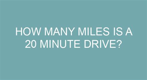 How long does it take to travel 60 miles at 50mph?