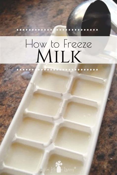 How long does milk take to freeze?