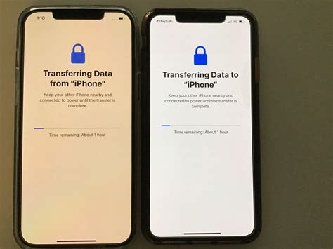 How long does new iPhone prepare to transfer?