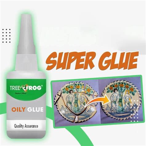 How long does oily glue take to set?