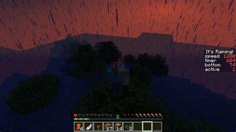How long does rain last in Minecraft?
