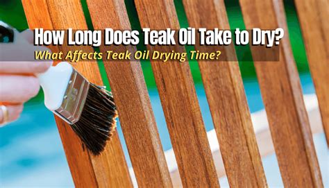 How long does teak oil take to cure?