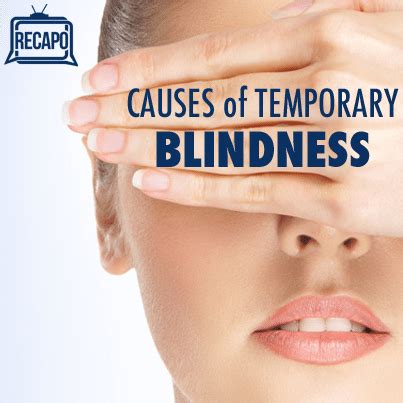 How long does temporary blindness last?