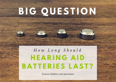 How long does the average hearing aid battery last?