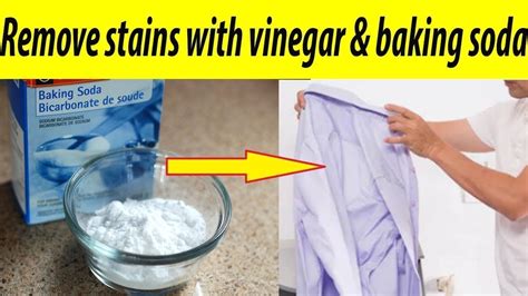 How long does vinegar take to remove stains?