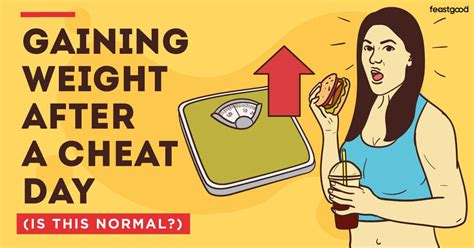 How long does weight gain from a cheat day last?