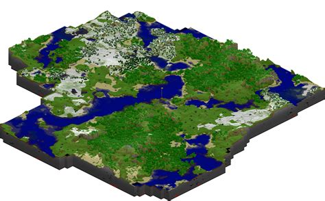 How long is 1 Minecraft map?