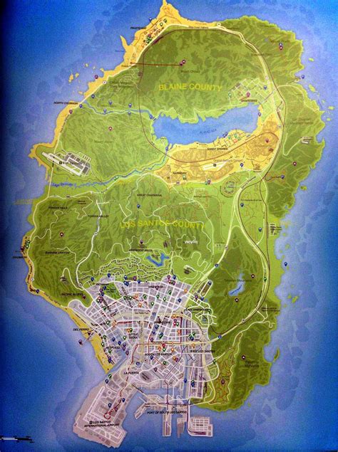 How long is GTA 5 map?