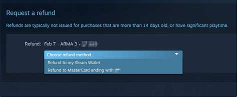 How long is Steam refund?