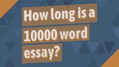 How long is a 10,000 word speech?