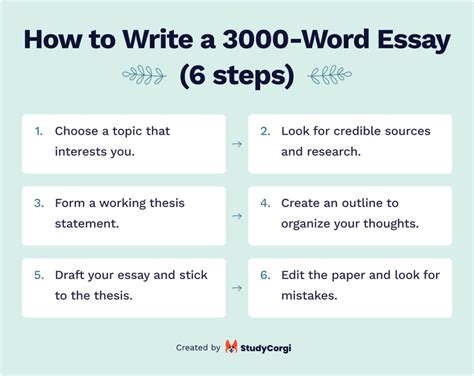 How long is a 3000 word essay?