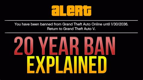 How long is a GTA ban?