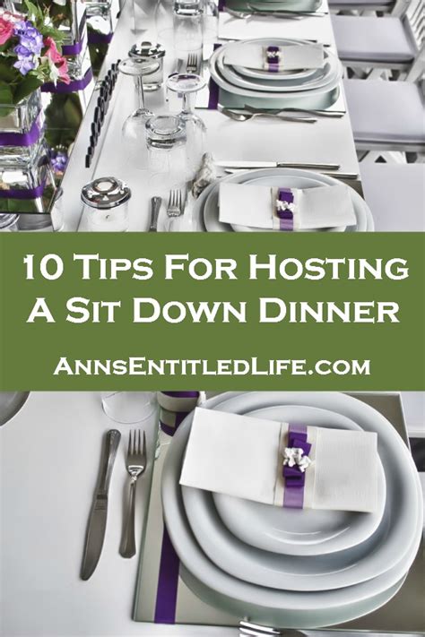 How long is a sit down dinner?